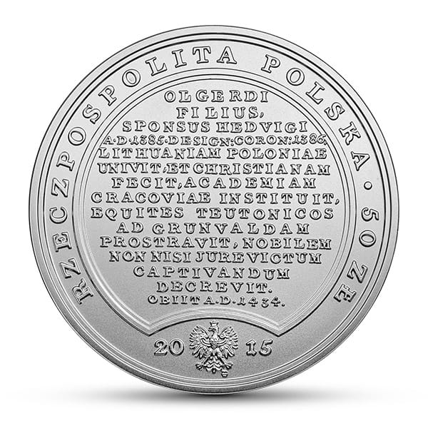 50 zł Skarby Stanisława Augusta – Władysław Jagiełło