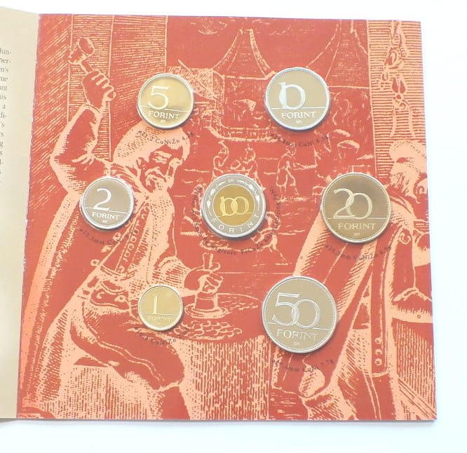 Set Proof Węgry 2001 - nakład 3000 szt!