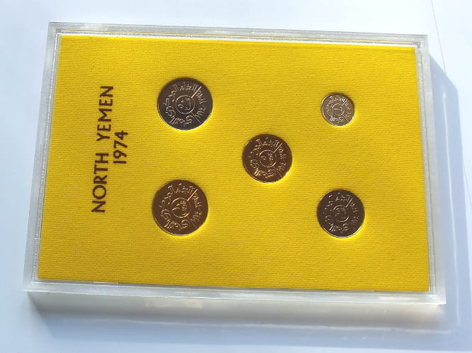 Zestaw Yemen 1974 mennicze