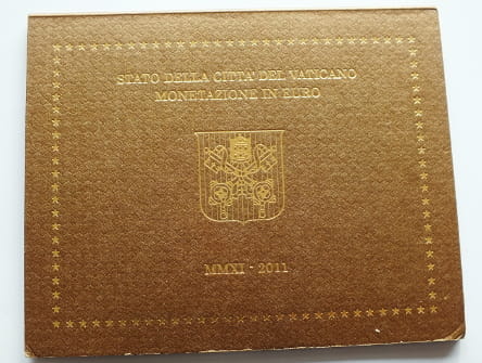 Zestaw 8 monet euro Benedykt XVI - WATYKAN