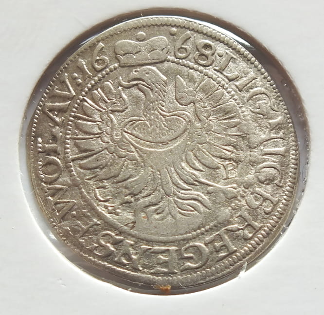 3 krajcary ŚLĄSK Ks. Legnicko-Wołyńskie 1668