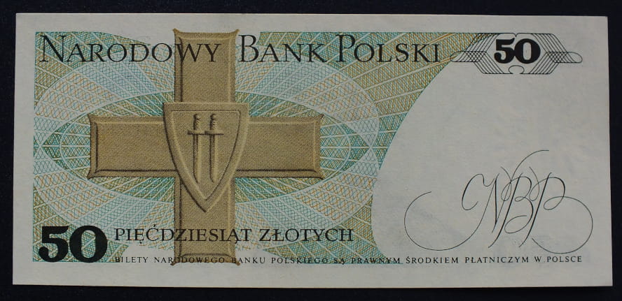 50 zł Karol ŚWIERCZEWSKI 1982 UNC