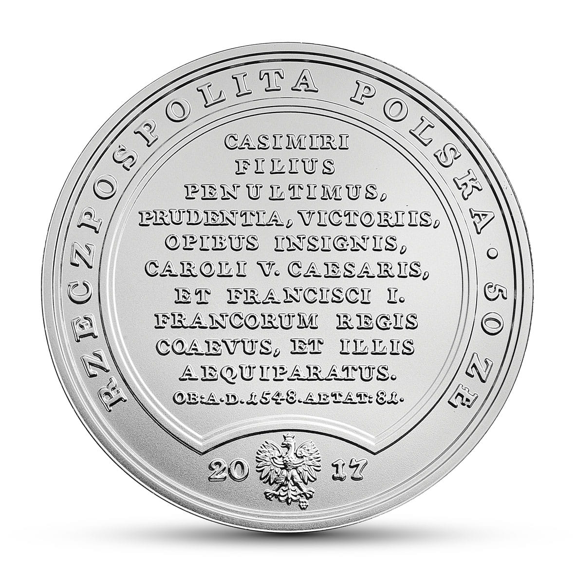 50 zł Skarby Stanisława Augusta – Zygmunt I Stary