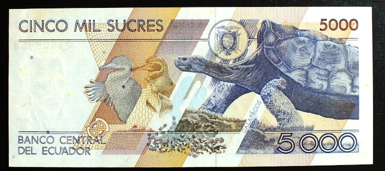 5000 Sucres - Ekwador 1993 r.