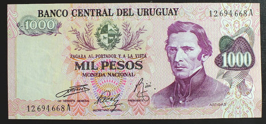1000 Pesos - Urugwaj 1974 r.