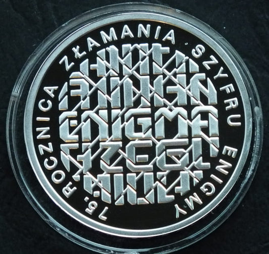 10 zł 75. rocznica złamania szyfru Enigmy