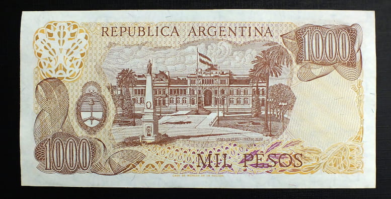 1000 pesos ARGENTYNA