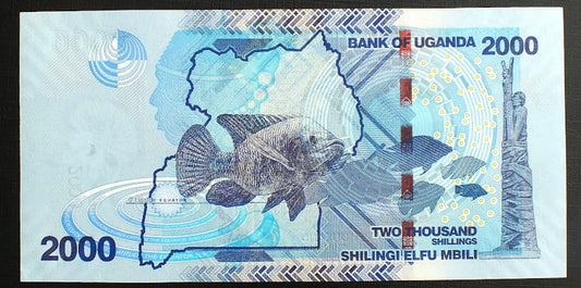 2000 Szylingów - Uganda 2010 r.