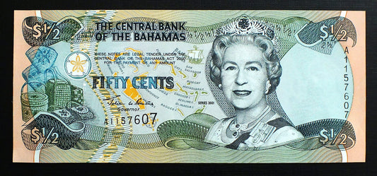 1/2 Dolara - Bahamy 2001 r.