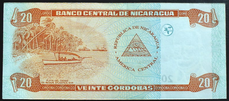 20 Cordobas - Nikaragua 2006 r.
