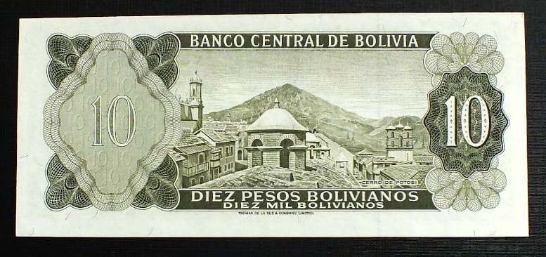 10 Pesos - Boliwia 1962 r.