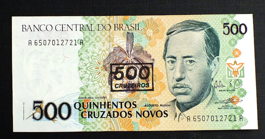 500 cruzeiros - BRAZYLIA 1990 r.