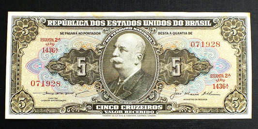 5 Cruzeiros - Brazylia 1964 r.