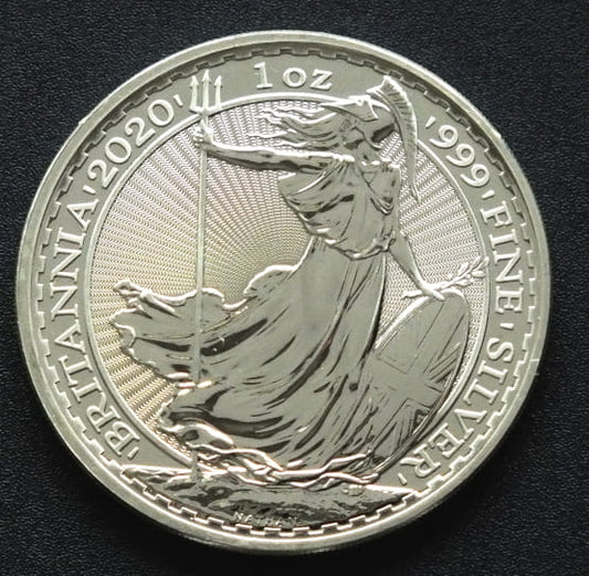 1 funt Britannia 1 OZ 2020 srebro