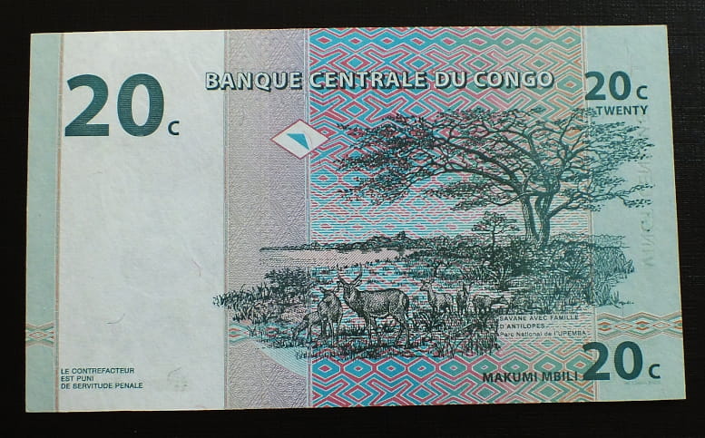 20 Centimes - Kongo