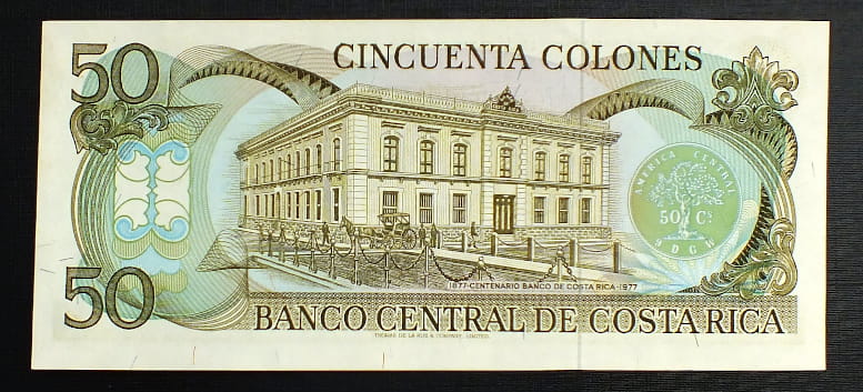 50 Colones - Kostaryka 1982 r.