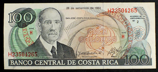 100 Colones - Kostaryka