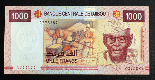 1000 Francs - Djibouti 2005 r.