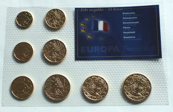 Zestaw monet EURO - Francja