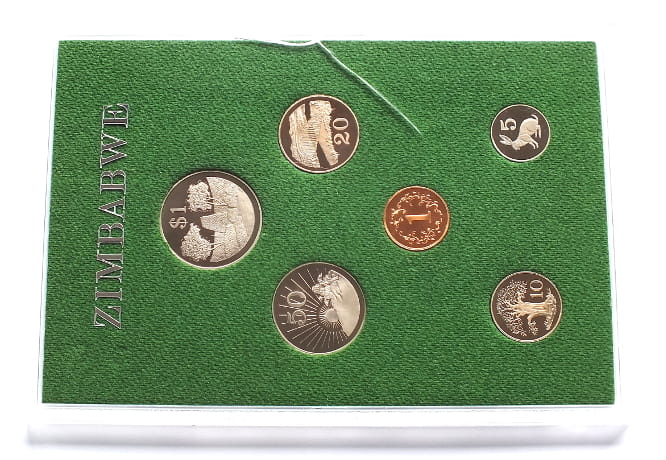 Set Zimbabwe 1980 PROOF - ALEGAN