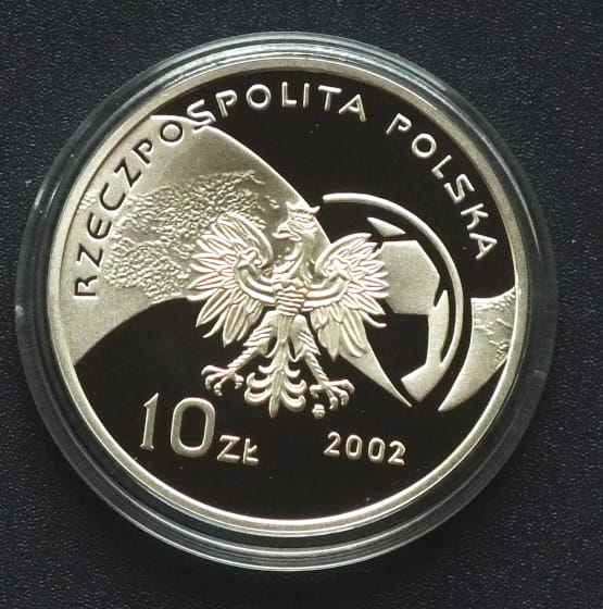 10 zł Mistrzostwa Świata w Piłce Nożnej 2002 Korea/Japonia