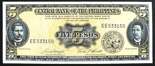 5 Pesos - Filipiny 1949 r.
