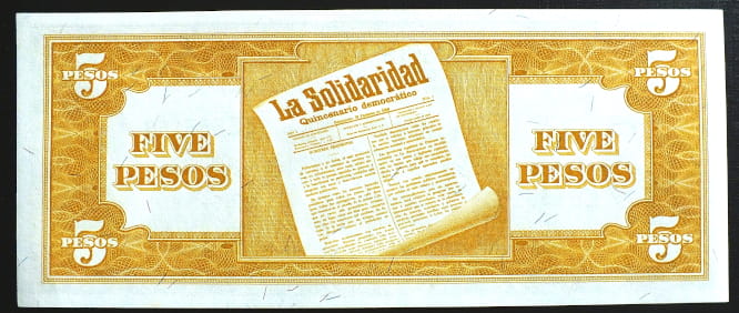 5 Pesos - Filipiny 1949 r.