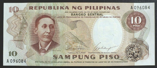 10 Piso - Filipiny 1969 r.