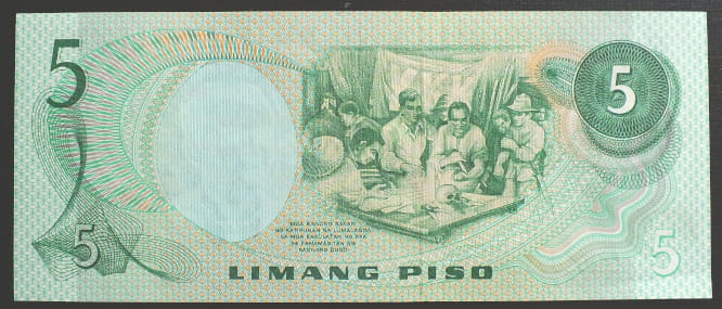 5 Piso - Filipiny 1978 r.