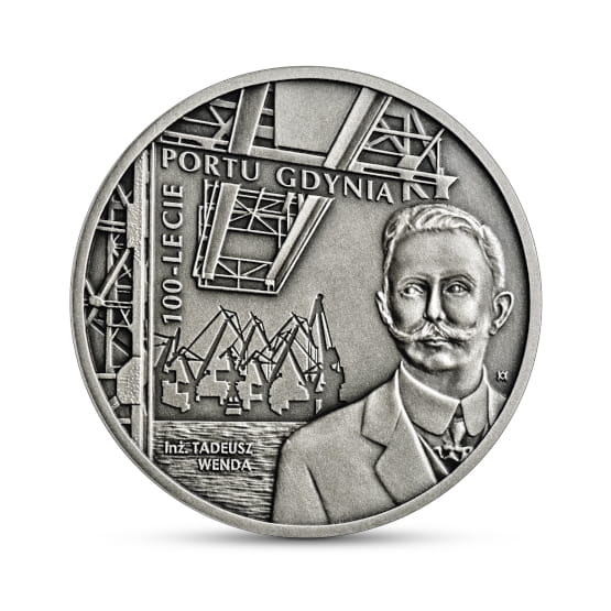 Moneta 20 zł 100-lecie Portu Gdynia