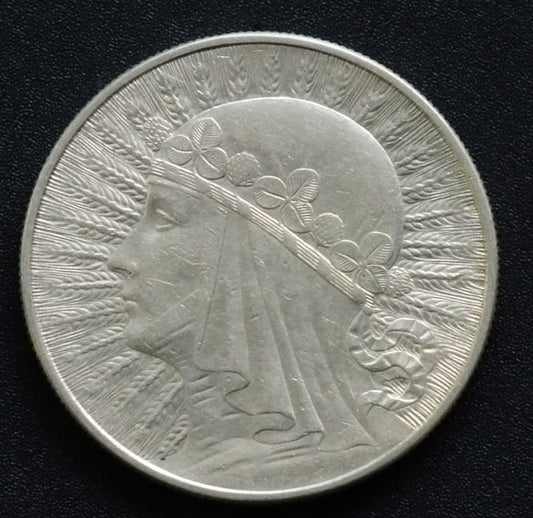 10 zł Głowa kobiety 1932 r.