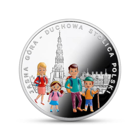 Moneta 10 zł W Polskę wierzę – Jasna Góra – duchowa stolica Polski