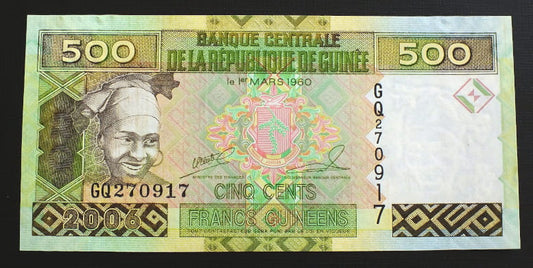 500 Franków - Gwinea