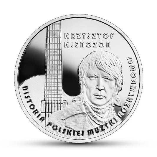 Moneta 10 zł Krzysztof Klenczon