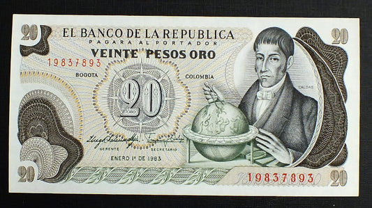 20 Pesos Oro - Kolumbia