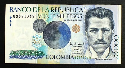20000 Pesos - Kolumbia