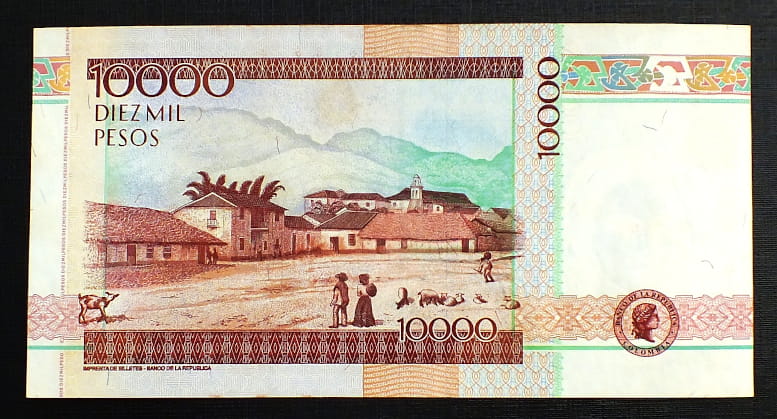 10000 Pesos - Kolumbia