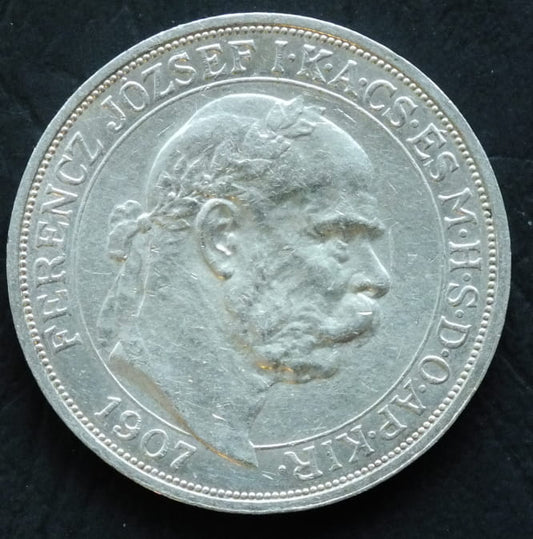5 koron - 40. rocznica koronacji Franciszka Józefa I 1907 r.