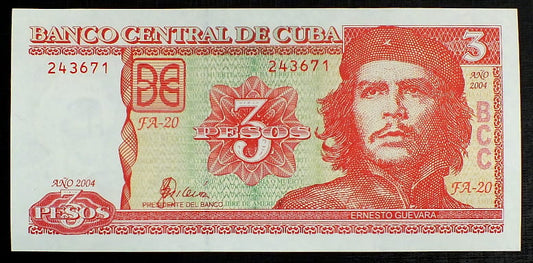 3 Pesos - Kuba 2004 r.