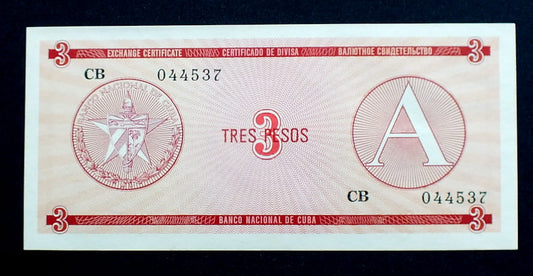 3 peso KUBA - A