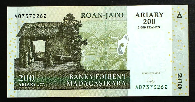 200 ariary Madagaskar