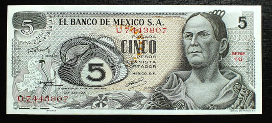 5 Pesos - Meksyk 1971 r.