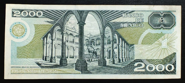 2000 Pesos - Meksyk