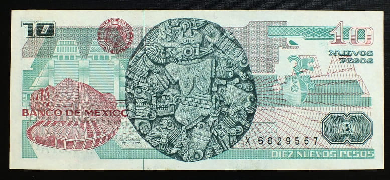 10 Nuevos Pesos - Meksyk 1992 r.