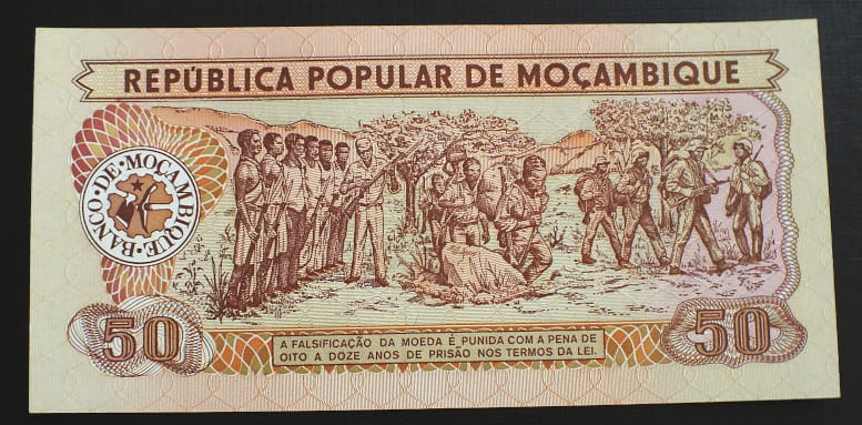 50 Meticais- Mozambik