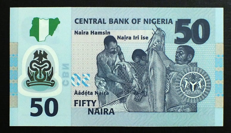 50 Naira - NIGERIA 2010 r.