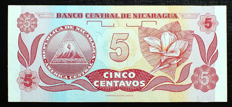 5 Centavos - Nikaragua 1991 r.