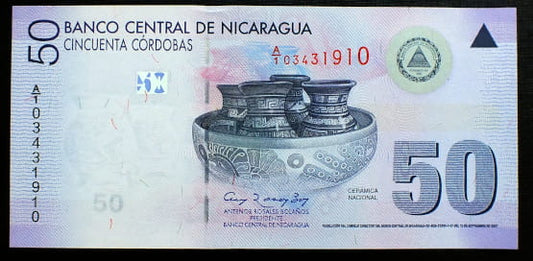 50 Cordobas - Nikaragua