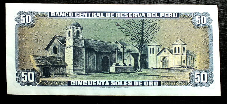 50 Soles de Oro - Peru
