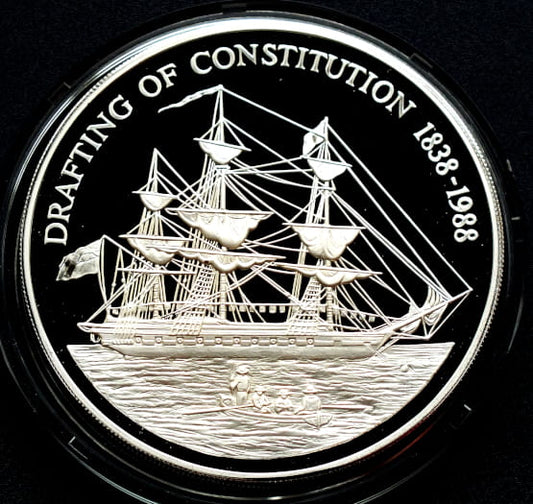 50 dollars Pitcairn Island Drafting of constitution